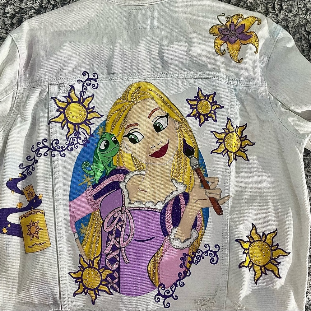 Painted Tangled jacket - Picture 3 of 4